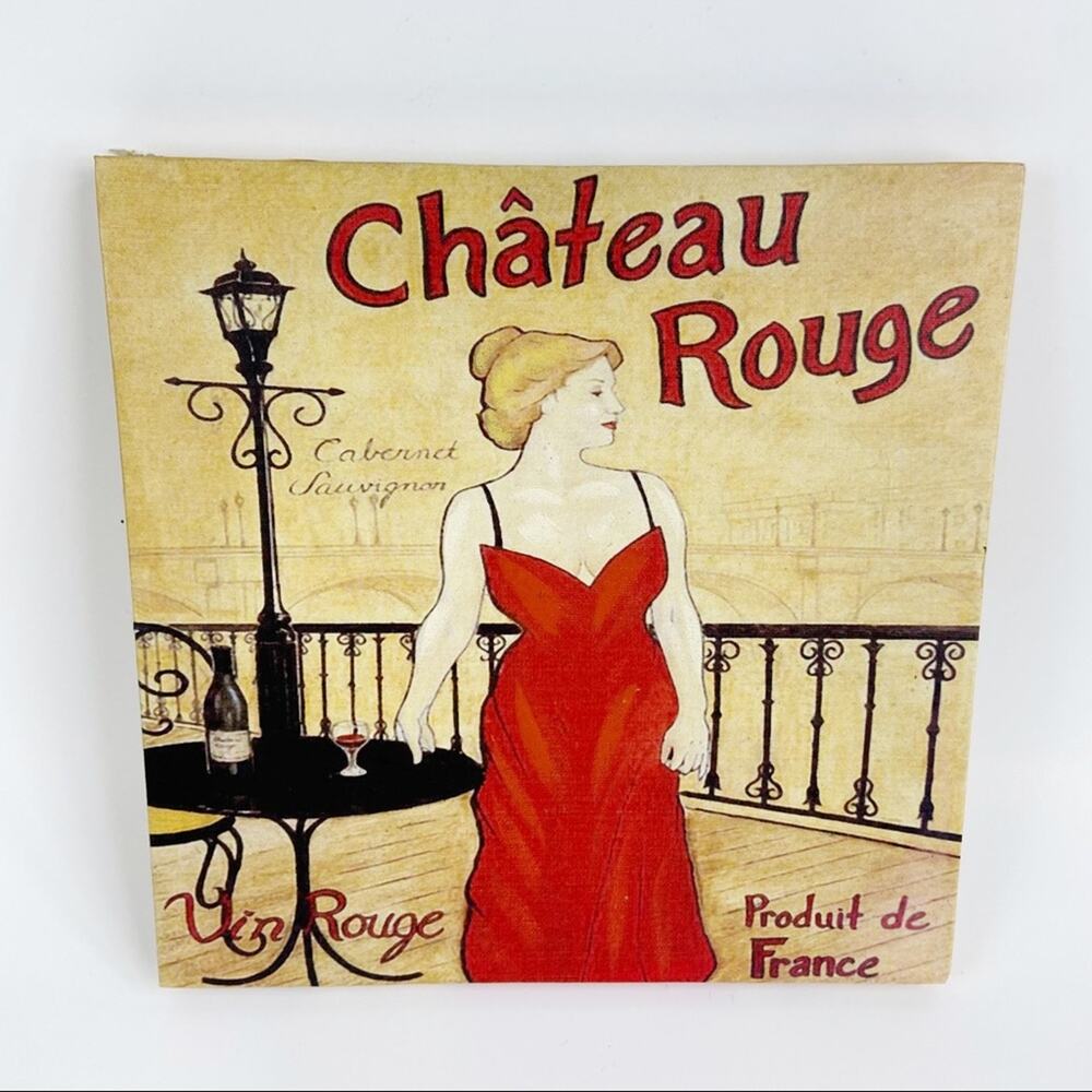 Château Rouge French Red Wine Wall Art